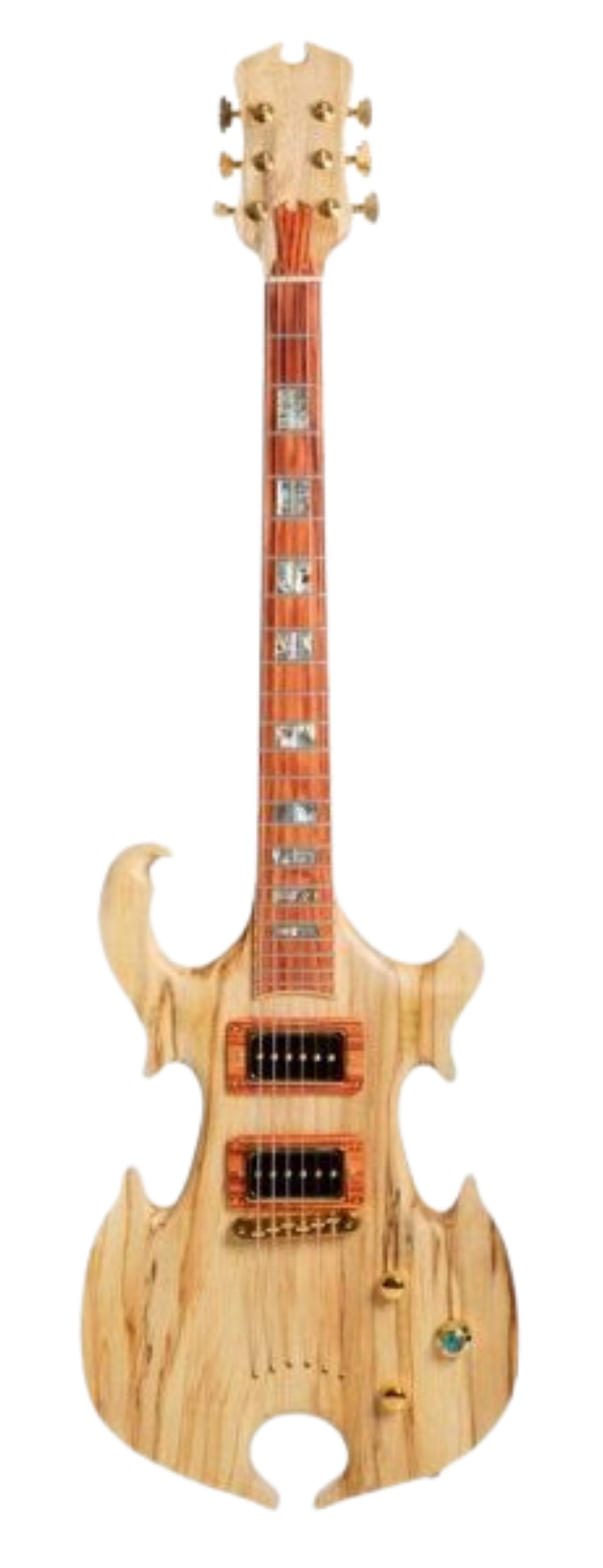 Diptych Gold Guitar